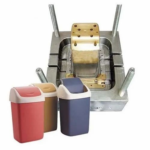 Plastic trash bin mold